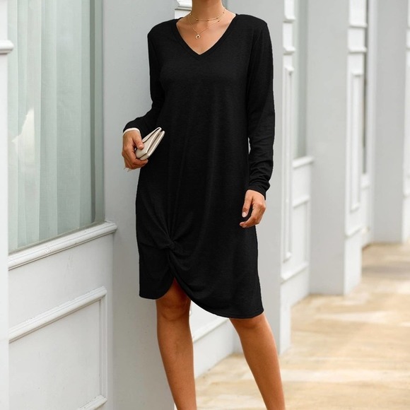 Anthropologie Meadow Rue Twirl Hem Jersey Dress Size XS - Picture 1 of 8
